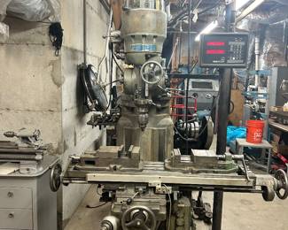 Index Machine and Tool Company: 3 phase milling machine with base, Model 4036X, Type COOO.