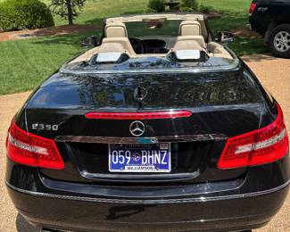 2011 Mercedes E 350 Convertible-garage kept, good condition, 85,220 miles!