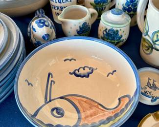M A Hadley Pottery Collection - dishes, mugs, pitchers, jars etc.