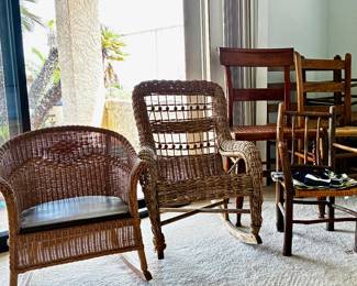 Antique + Vintage handmade chairs of different sizes
