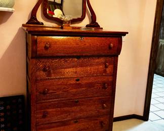 Antique High-boy Dresser