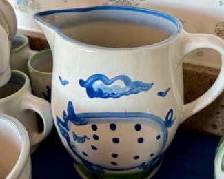 M A Hadley Pottery Collection - dishes, mugs, pitchers, jars etc.