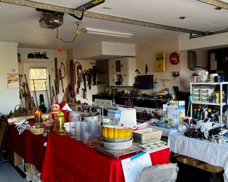 Garage Filled with Tools and Home