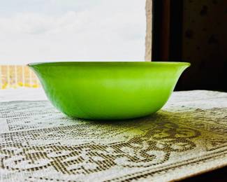 Fire King Jadeite Jane Ray bowl 8"