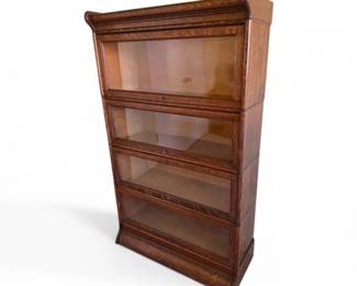 31 4TierBarristerStyleBookcasewGlassFrontDoors