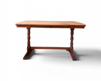 40 AntiqueDropLeafConsoleSmallDiningTablewTurnedLegs