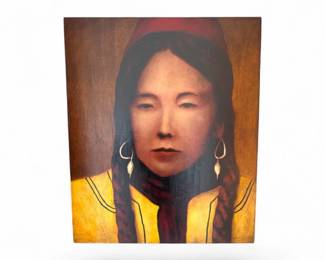 3 GregEdmonsonHeadXXIV1993OriginalPaintingOnCanvas