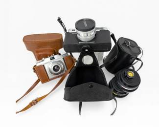 66 VintageFilmCamerasLensesRangefinderAccessoriesCases