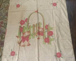Old crib blanket
