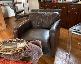 Leather chair $175
