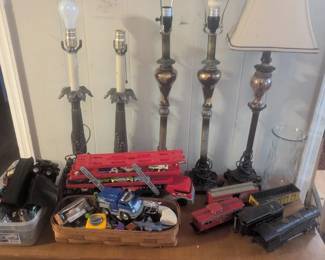 Lamps and hot wheels