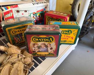 Crayola collector's boxes; 64 crayon set