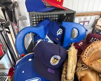 Grand Prairie High School and South Grand Prairie high school baseball caps