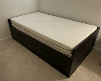 IKEA BRIMNES Daybed with 2 Drawers, Black