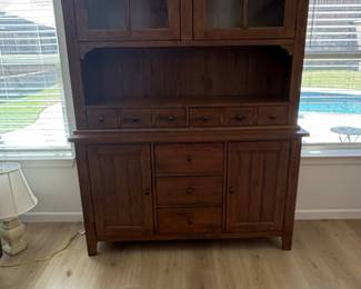 Liberty Furniture Hearthstone Ridge Hutch and Buffet