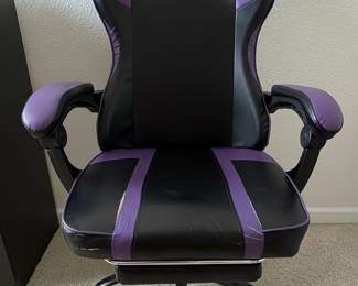 OFM High-Back Racing Style Leather Gaming Chair, Purple