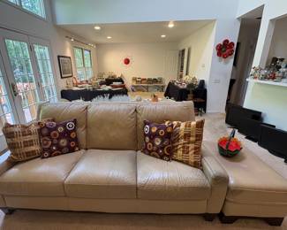 Full Size Sofa & Ottoman