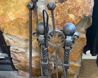 Iron Fireplace Tools
