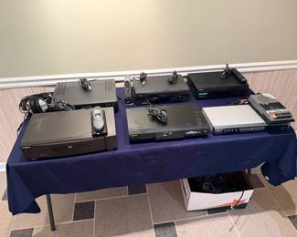 Assorted Electronics (VCRs, Tape Recorders etc)