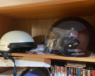 Harley Davidson His and Hers helmets (M and XL)