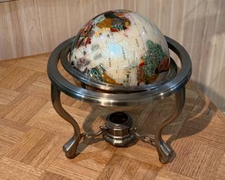 Gemstone Globe on Stand