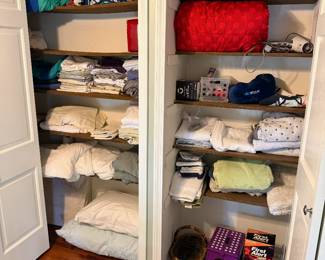 Assorted Bedding and Linens