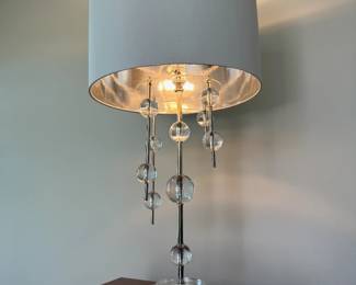 Crystal Ball Accent Table Lamp