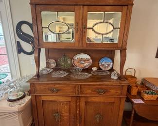 Vintage buffet hutch imported from Germany