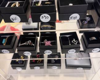 New sterling and gemstone earrings and necklaces