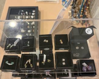 New sterling and gemstone earrings and necklaces