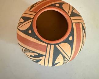 D. Tosa Jemez Polychrome Pottery Vessel second image