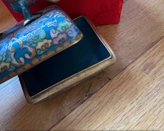 ArdleighElliott Dragon Dance Chinese Cloisonn Music Box third image