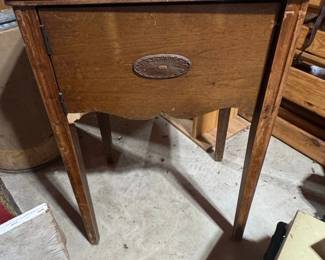 Antique Sewing Machine Cabinet third image