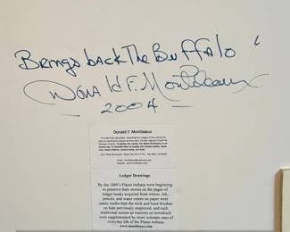 Donald F. Montileaux Brings Back The Buffalo Ledger Drawing fifth image