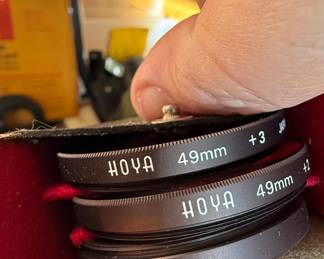 Hoya 49mm Camera Filters (+1, +3)