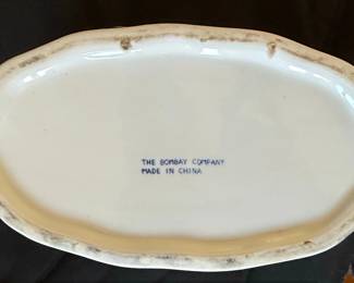 The Bombay Company Blue and White Porcelain Planter second image