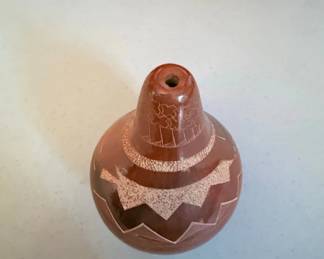 Peruvian HandCarved Gourd Calabash third image