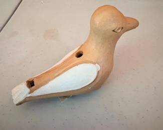 Ten Thousand Villages Ceramic Bird Whistle