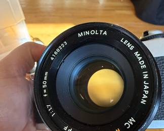 Minolta XG-1 35mm SLR Camera with MC Rokkor-X 50mm f/1.7 Lens