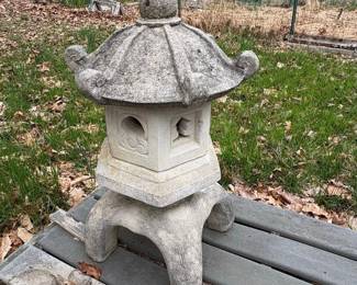 Stone Japanese Pagoda Lantern