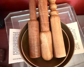 Tibetan Singing Bowl Set with Mallets
