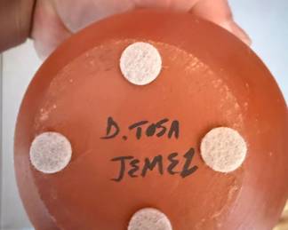 D. Tosa Jemez Polychrome Pottery Vessel third image