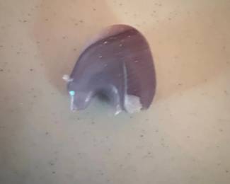 Carved Amethyst Animal Figurine