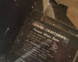 Sears Craftsman Power Miter Saw second image
