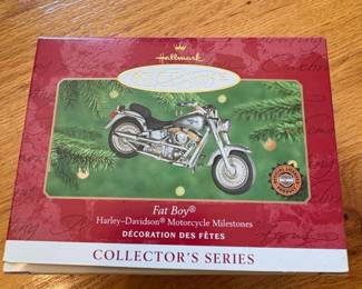 Hallmark Keepsake HarleyDavidson Fat Boy Motorcycle Ornament