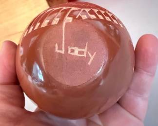 Peruvian HandCarved Gourd Calabash fourth image