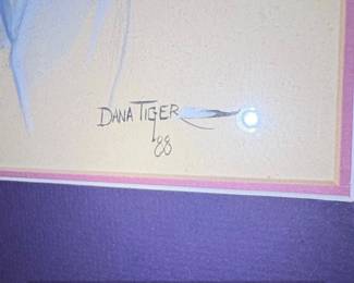 Dana Tiger Native American Portrait Painting  second image