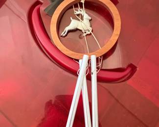 Reindeer and Chimes Holiday Ornament