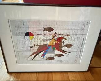 Donald F. Montileaux Brings Back The Buffalo Ledger Drawing