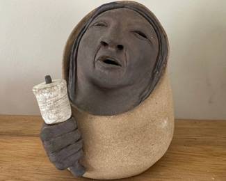 Native American Style Ceramic Figurine